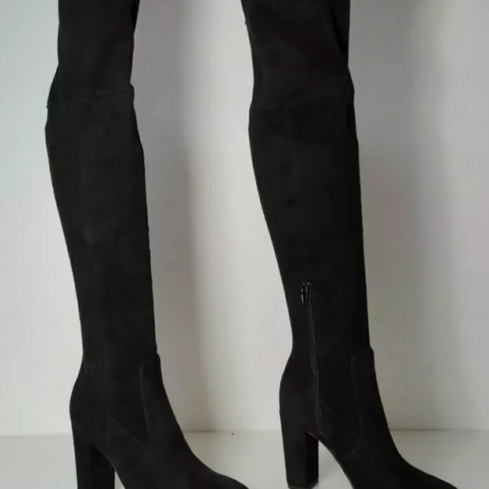Ivanka Trump Over the Knee suede boots